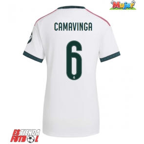 Real Madrid Eduardo Camavinga #6 Primera Equipación Mujer 2026-27 Manga Corta